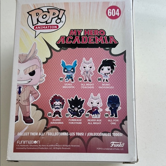 🥳🥳🥳Funko Pop! Animation My Hero Academia All Might (Teacher) Vinyl Figure - Picture 3 of 5